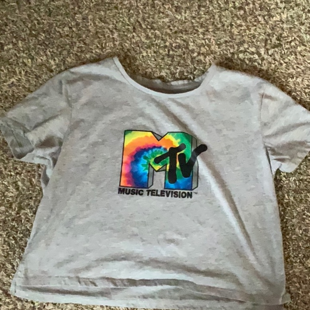 MTV cropped t shirt